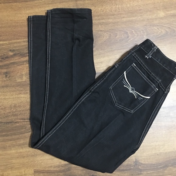 Vintage High Waist Glory Day’s Dark Jeans Size 7/8 - Picture 1 of 5